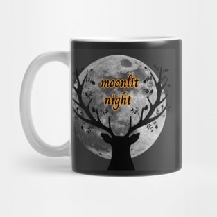 moon shadow,moonlit night Mug